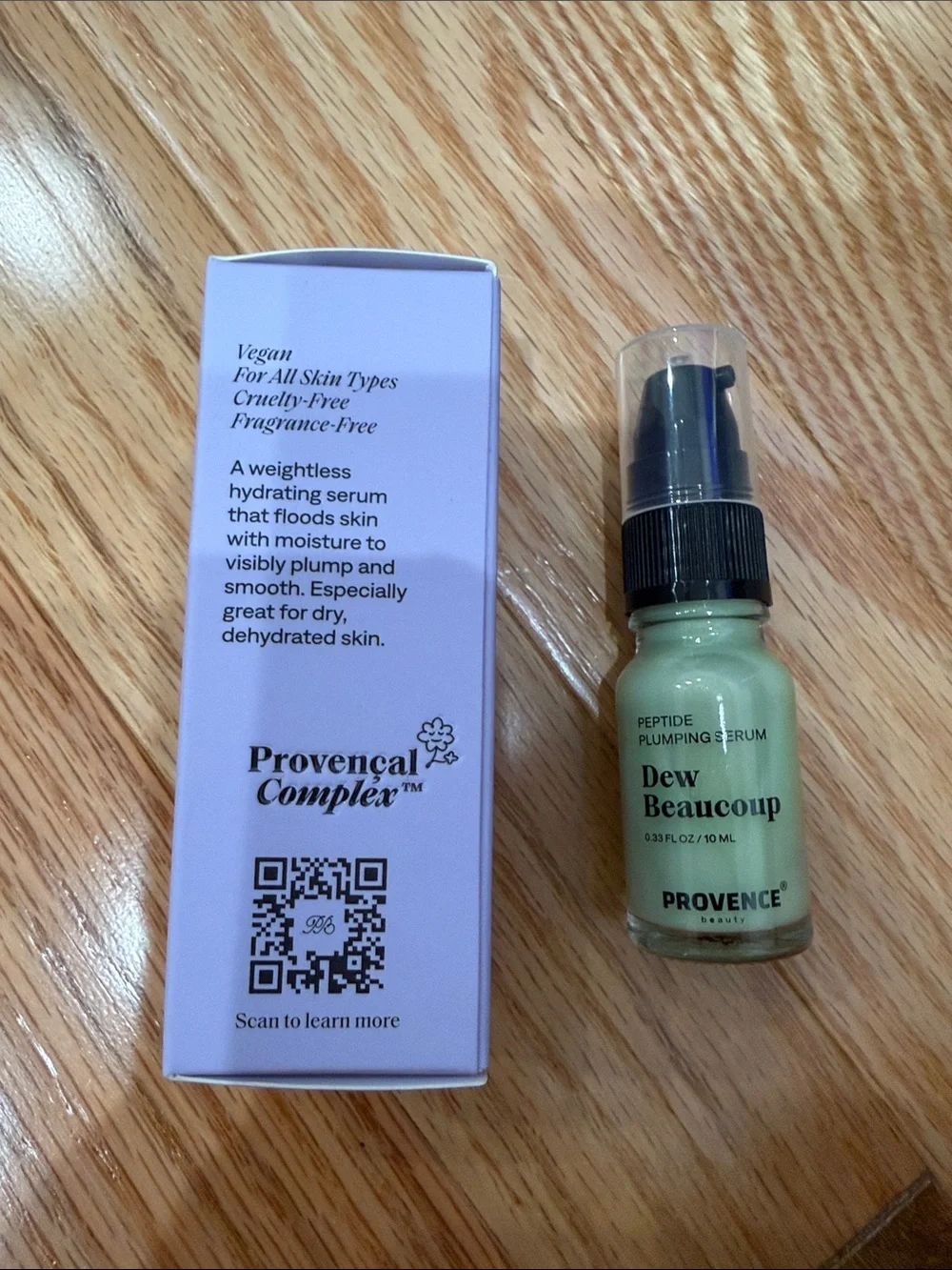 Provence Dew Beaucoup copper peptides plumbing serum deluxe travel size NIB